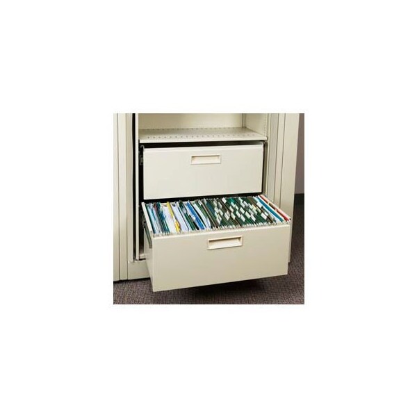 Datum Filing Systems Rotary File Cabinet Components, Legal File/Storage Drawer, Bone White - XLG-FS1-T15