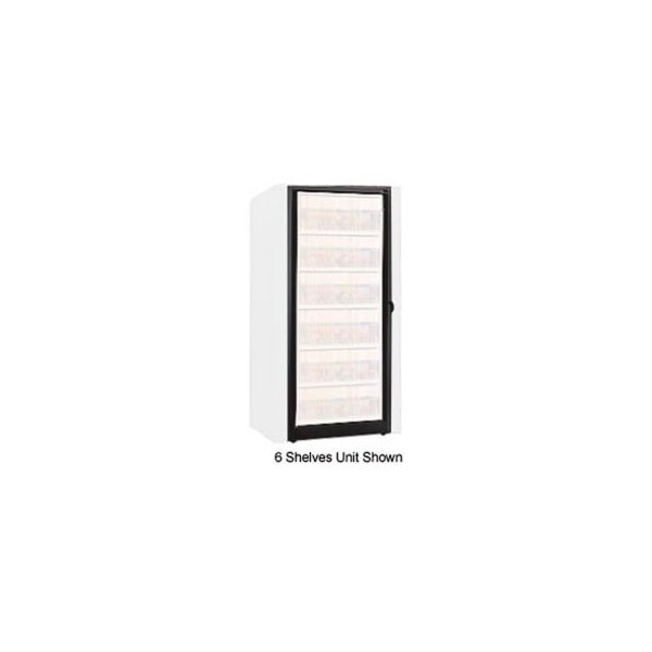 Datum Filing Systems Rotary File Cabinet Components, Base Adder Unit, Legal, 5-High, Black - XSLG-A5E-T25