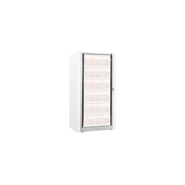 Datum Filing Systems Rotary File Cabinet Components, Base Adder Unit, Letter, 6-High, Bone White - XSLT-A6E-T15