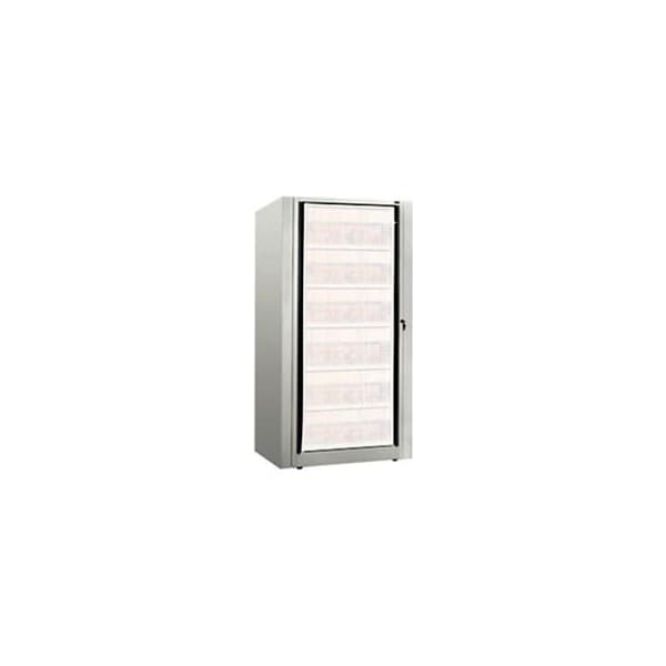 Datum Filing Systems Rotary File Cabinet Components, Base Starter Unit, Letter, 6-High, Light Gray - XSLT-S6E-T47