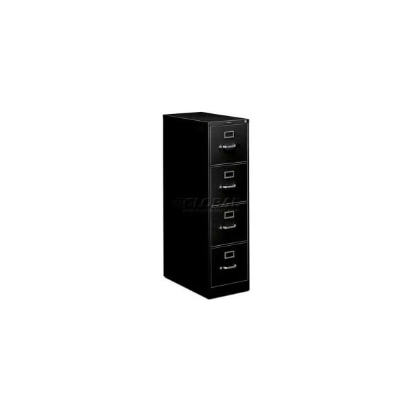 Ofm HON - 310 Series 4 Drawer Vertical File 26-1/2"D Letter Black - HON314PP