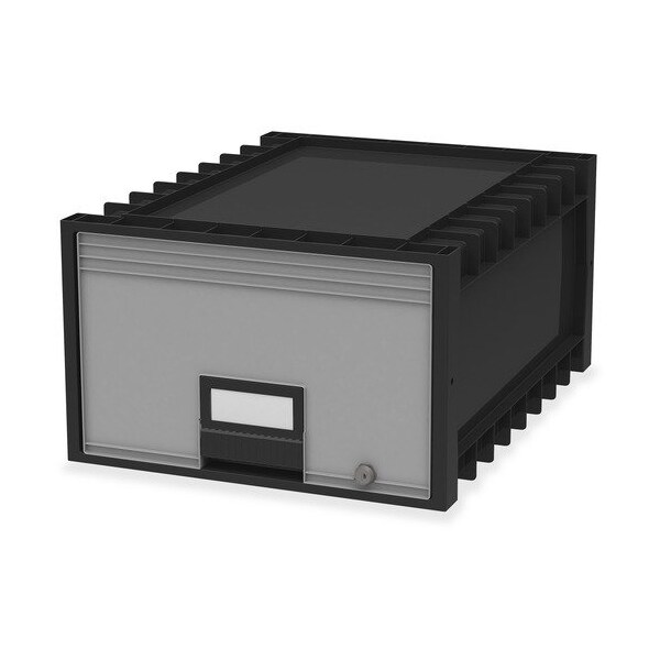 Storex Industries DRAWER, ARCHIVE, LEGAL, BK/GY - STX61402U01C