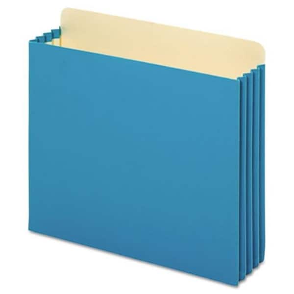 Pendaflex 4-1/2 in W File Pocket, Blue - FC1524PBLU