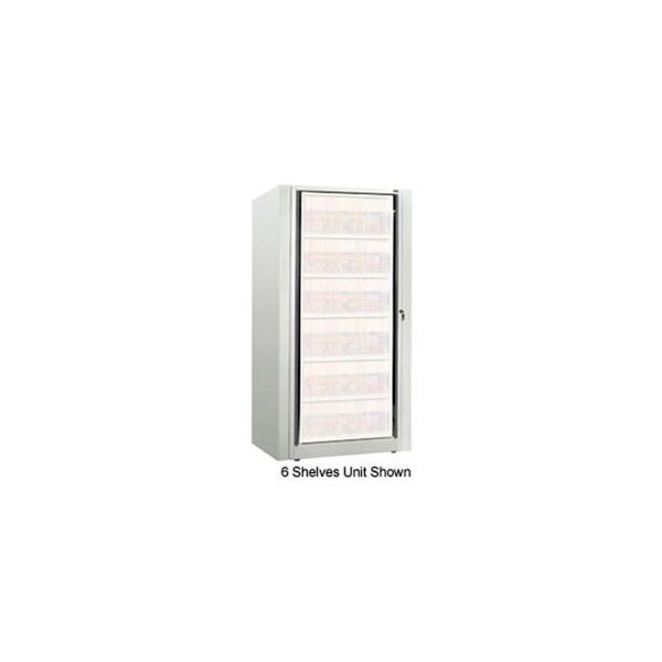 Datum Filing Systems Rotary File Cabinet Components, Base Starter Unit, Letter, 4-High, Bone White - XSLT-S4E-T15