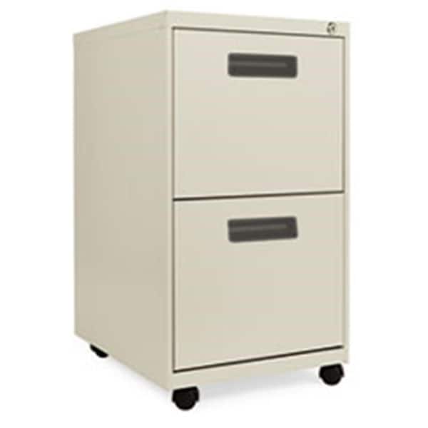 Alera Technologies 27.75 x 14.87 x 19.12 in. Two-Drawer Metal Pedestal File, Putty - PAFFPY