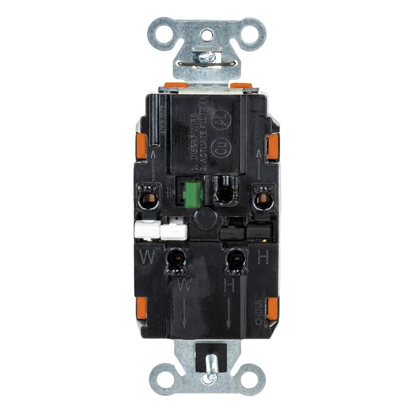 Hubbell Receptacle, 1 hp, 125V AC, NEMA 5-20R - 5362STO