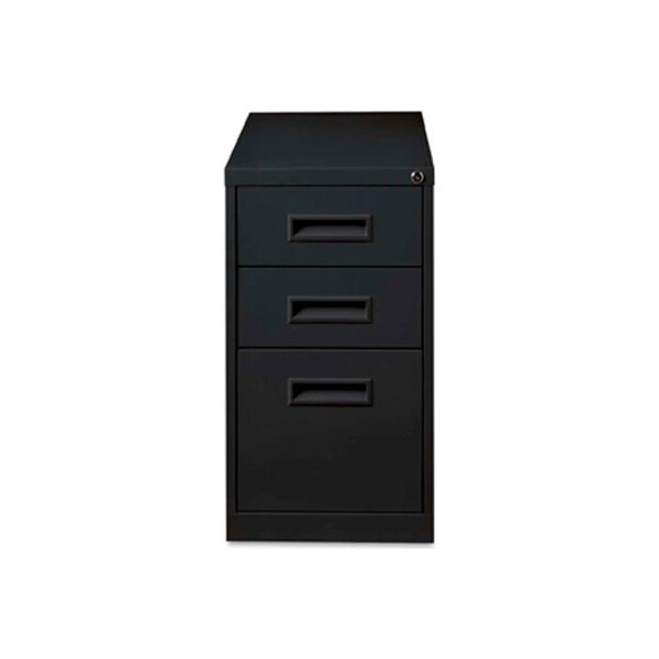 Sp Richards Lorell Box/Box/File Mobile Pedestal File, 15"W x 19"D x 28"H, Black - LLR67745
