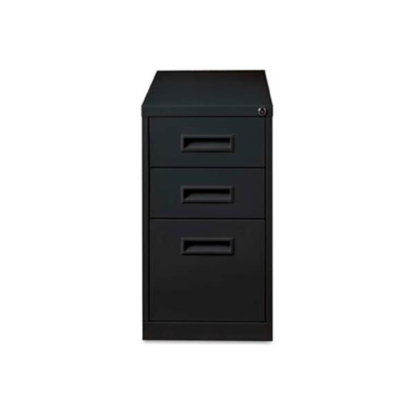 Sp Richards Lorell Box/Box/File Mobile Pedestal File, 15"W x 23"D x 28"H, Black - LLR67737