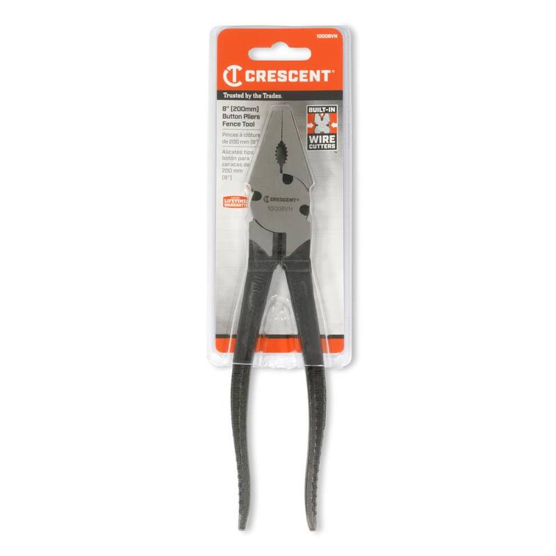 Crescent 8 in. Button Fence Tool Pliers - 10008VN-05