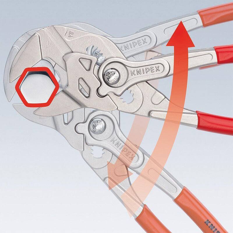 KNIPEX 10 in. Cobra Water Pump and Hose Clamp Pliers Set with Carry Pouch (2-Piece) - 9K 00 80 109 US
