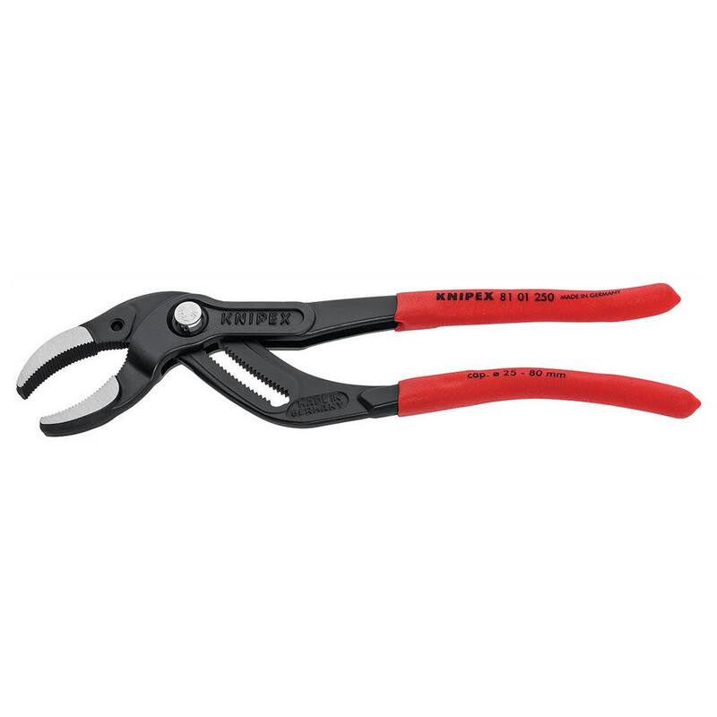 KNIPEX Pipe Gripping Pliers with Serrated Jaws - 81 01 250