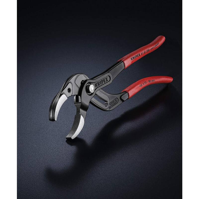 KNIPEX Pipe Gripping Pliers with Serrated Jaws - 81 01 250