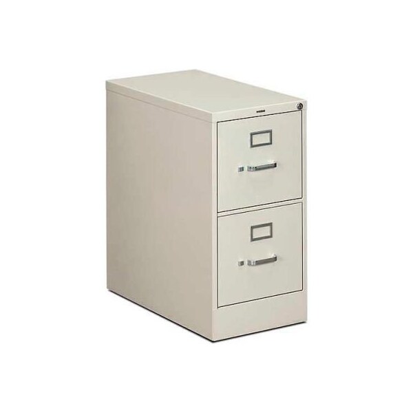 Hon HON - 310 Series 2 Drawer Vertical File 26-1/2"D Letter Light Gray - HON312PQ