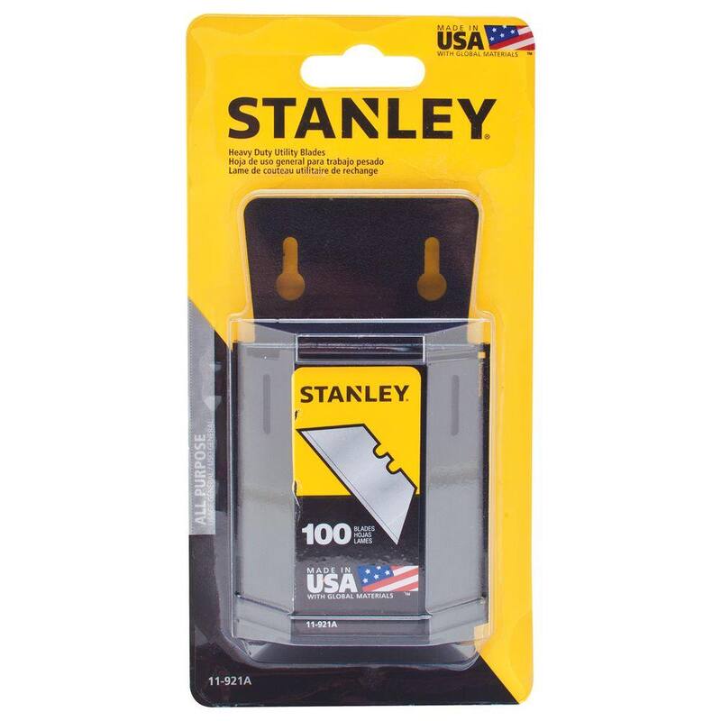 Stanley General Purpose Heavy-Duty Utility Blades (100-Pack) - 11-921K