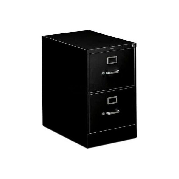 Ofm HON - 310 Series 2 Drawer Vertical File 26-1/2"D Legal Black - HON312CPP