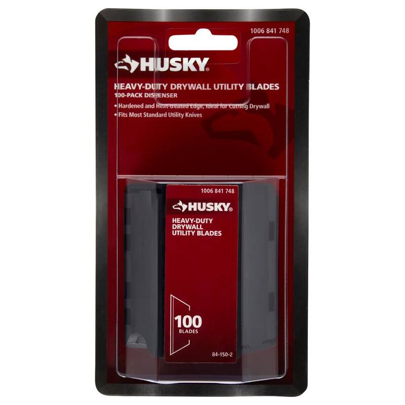 Husky High Carbon Steel Husky Drywall Blades Dispenser (100-Pack) - 84-0150-0000