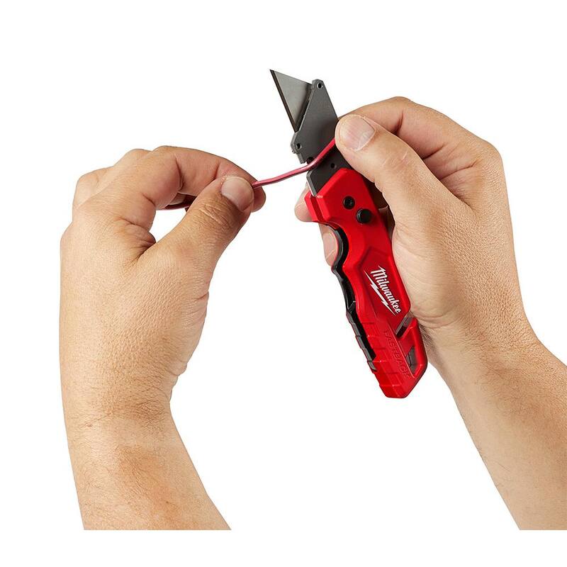 Milwaukee FASTBACK Folding Utility Knife with Blade Storage and General Purpose Blade - 48-22-1502