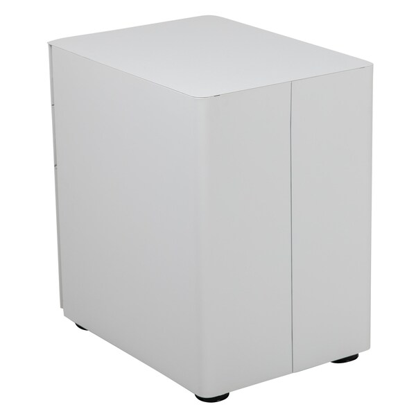 Flash Furniture 3-Drawer Filing Cabinet, White - HZ-CHPL-01-W-GG