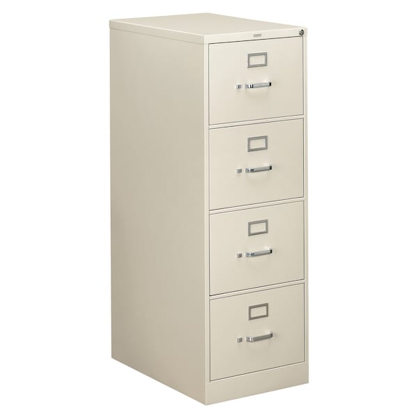 Hon 18-1/4" W 4 Drawer File Cabinet, Light Gray, Legal - H314C.P.Q