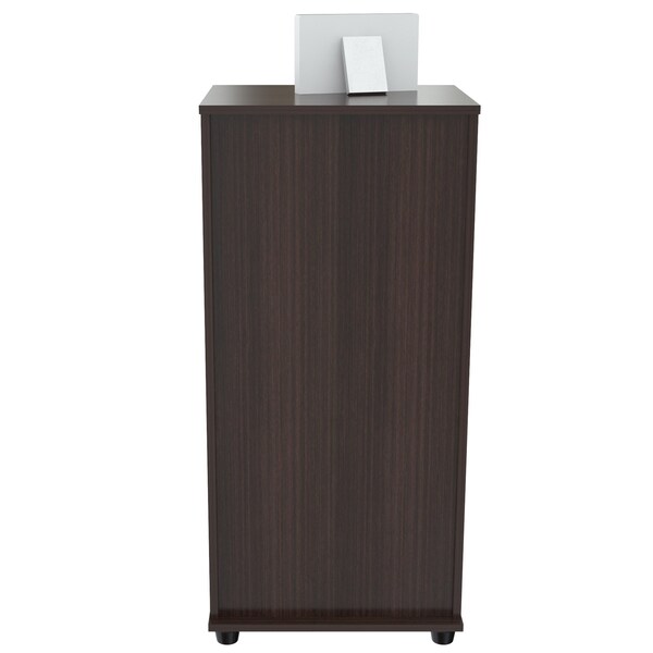 Inval File Cabinet 18.66 in W x 15.75 in D x 37.16 in H in Espresso - AR-3X3R