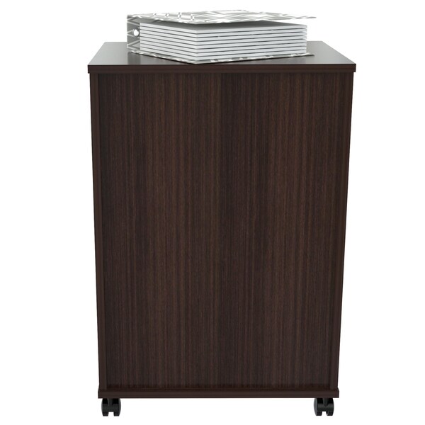 Inval File Cabinet 18.66 in W x 15.75 in D x 27.56 in H in Espresso - AR-2X2R