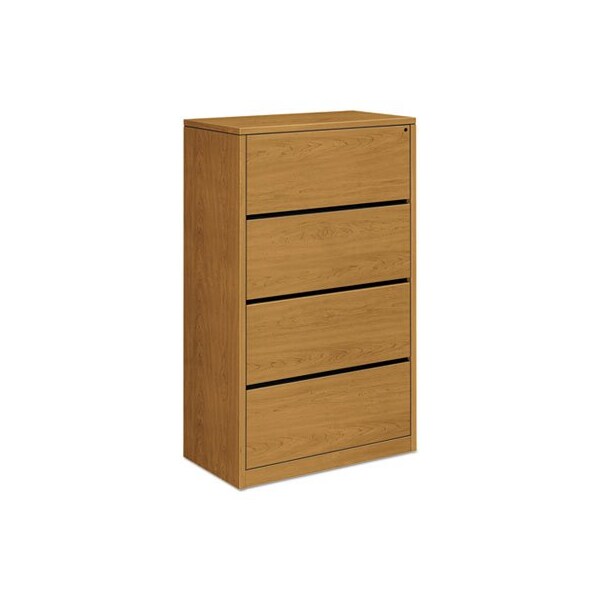 Hon HON, 10500 SERIES FOUR-DRAWER LATERAL FILE, 36W X 20D X 59.13H, HARVEST - 10516CC