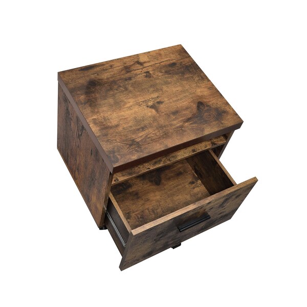 Acme Wooden File Cabinet with 1-Drawer - ER-004OAK