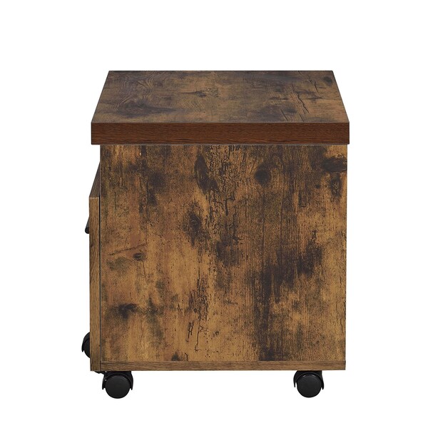Acme Wooden File Cabinet with 1-Drawer - ER-004OAK