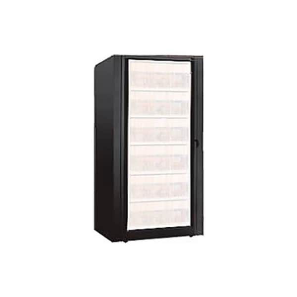 Datum Filing Systems Rotary File Cabinet Components, Base Starter Unit, Legal, 8-High, Black - XSLG-S8E-T25
