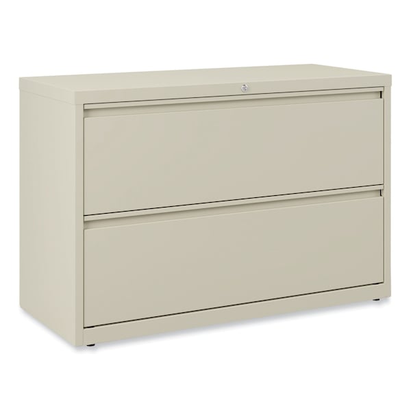 Alera 42 in W 2 Drawer File Cabinets, Putty, Legal; Letter - 17456