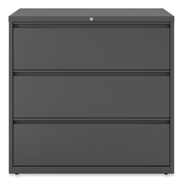 Alera 42 in W 3 Drawer File Cabinets, Charcoal, Legal; Letter; A4; A5 - 17646
