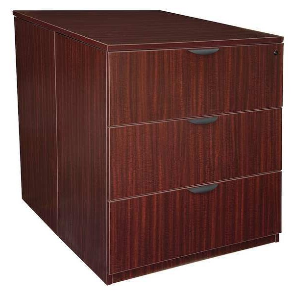 Regency 3 Drawer Combination File Cabinet, Mahogany, Letter/Legal - LSSCLF3646MH
