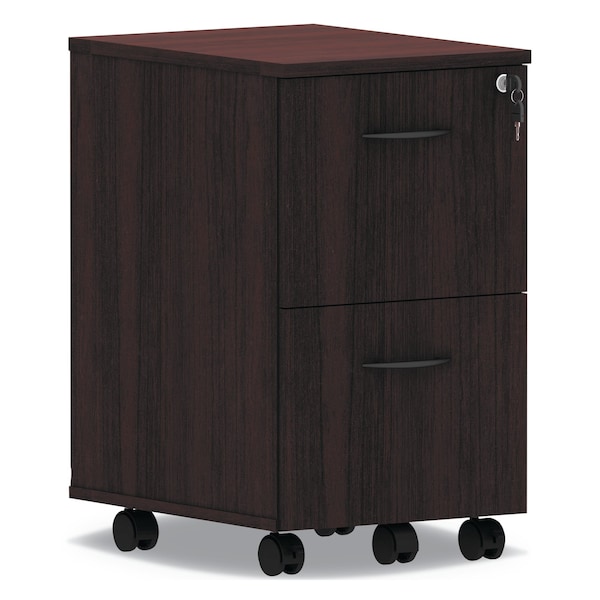 Alera 15.38 in W 2 Drawer File Cabinets, Mahogany - ALEVA582816MY