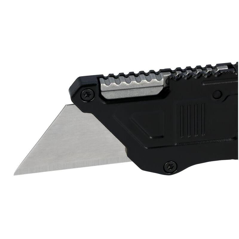 DEWALT Push and Flip Folding Lock-Back Utility Knife with Blade Storage - DWHT10992