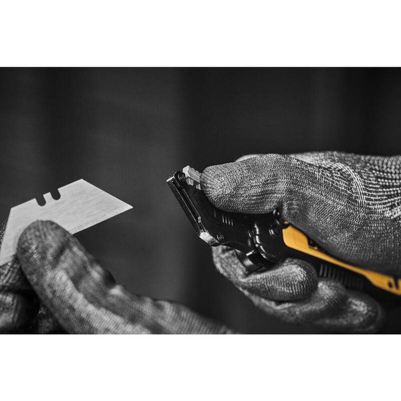 DEWALT Push and Flip Folding Lock-Back Utility Knife with Blade Storage - DWHT10992