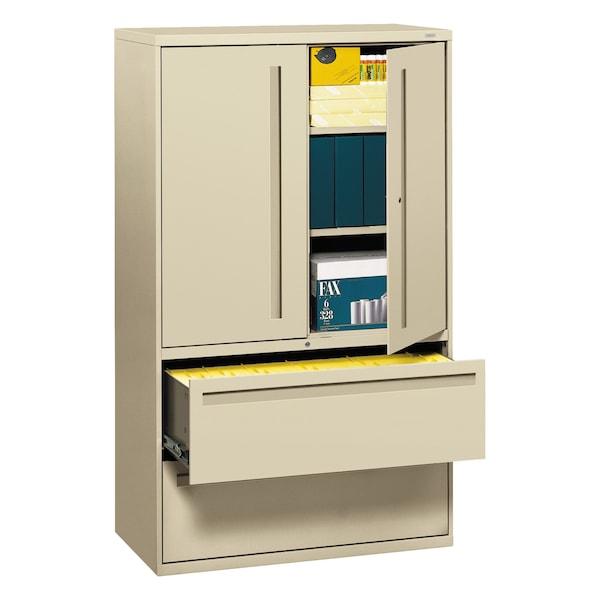 Hon 42" W 5 Drawer File Cabinet, Putty, A4/Legal/Letter - H795LS.L.L