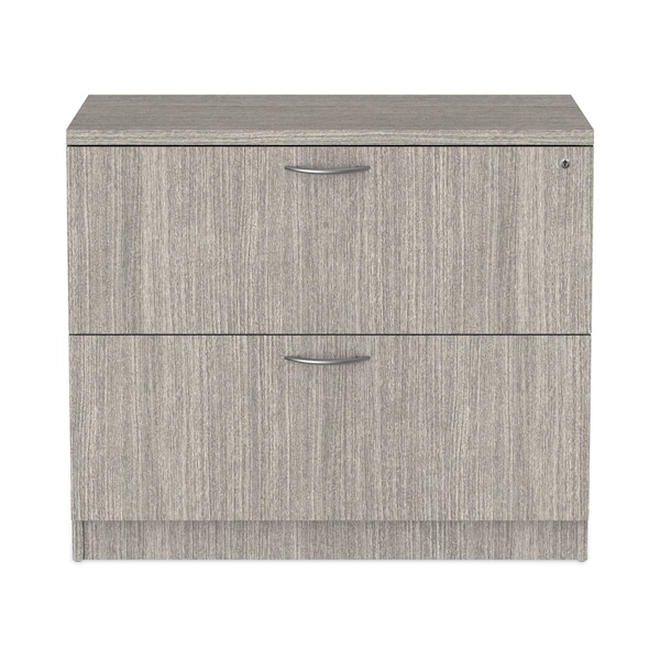 Alera 34 in W 2 Drawer File Cabinets, Gray, Legal; Letter - ALEVA513622GY