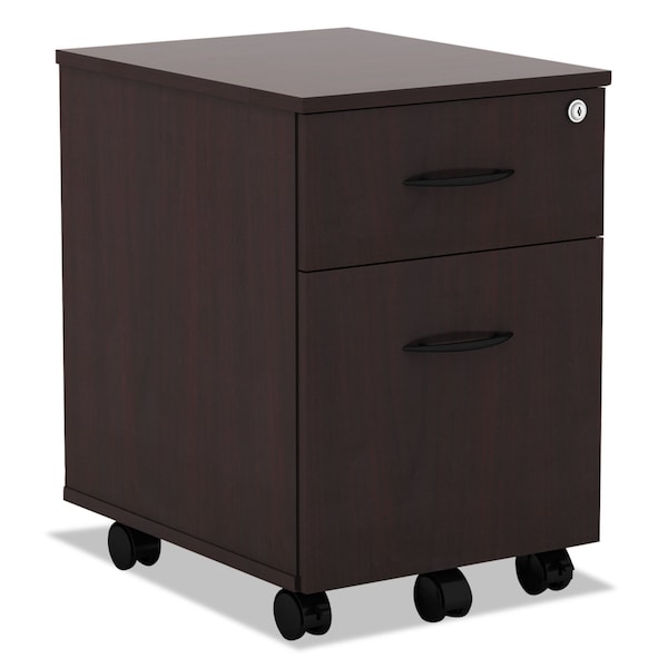 Alera 15.88 in W 2 Drawer File Cabinets, Mahogany - ALEVABFMY