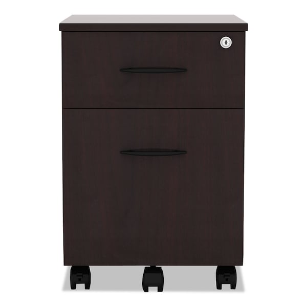 Alera 15.88 in W 2 Drawer File Cabinets, Mahogany - ALEVABFMY