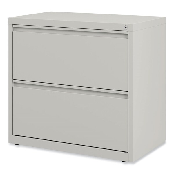 Alera 36 in W 2 Drawer File Cabinets, Light Gray, Legal; Letter - 22279