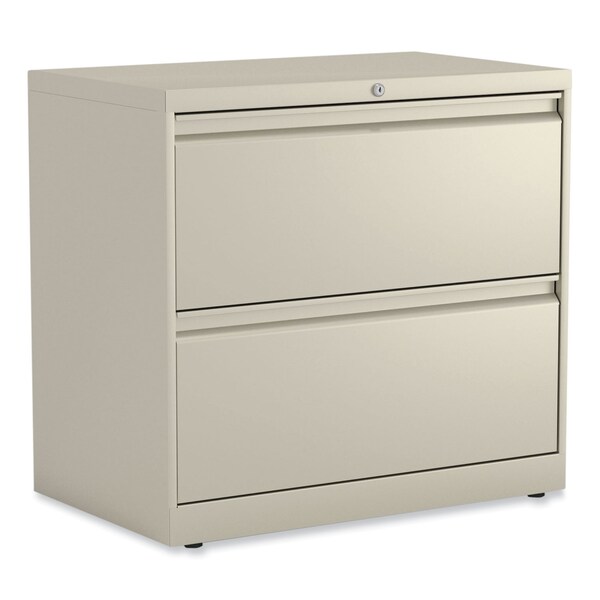 Alera 30 in W 2 Drawer File Cabinets, Putty, Legal; Letter - 22278