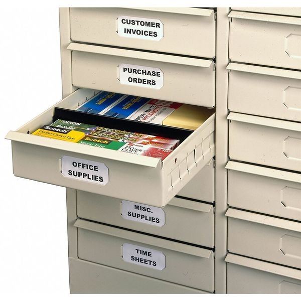 Tennsco 30 2/3 in W 30 Drawer Horizontal Literature Organizer, Putty - 2085PY