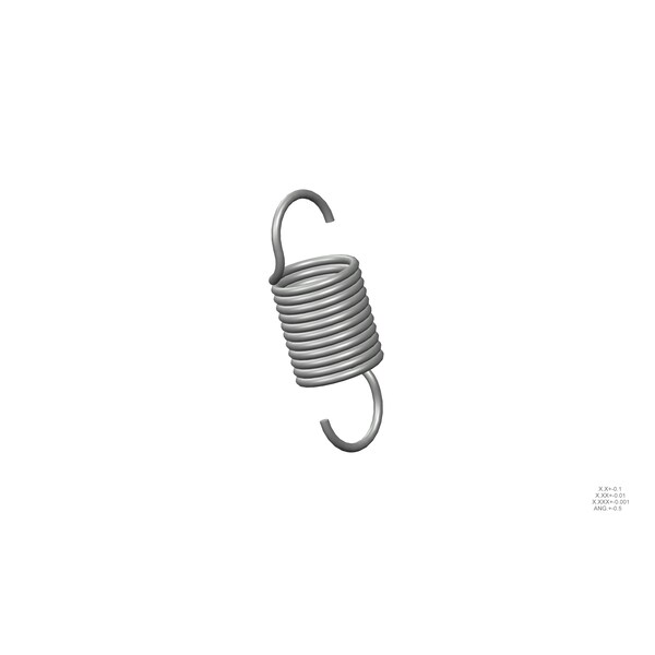 Approved Vendor Extension Spring, O=1.109, L= 2.19, W= .111 - G609962201