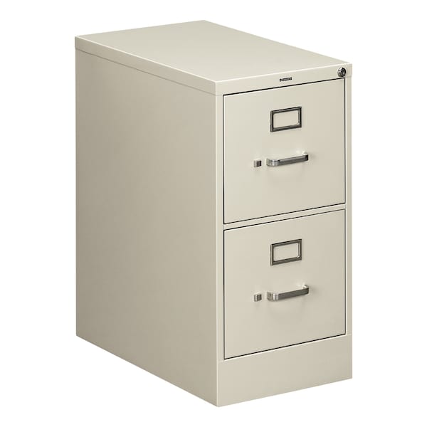Hon 15" W 2 Drawer File Cabinet, Light Gray, Letter - H512.P.Q