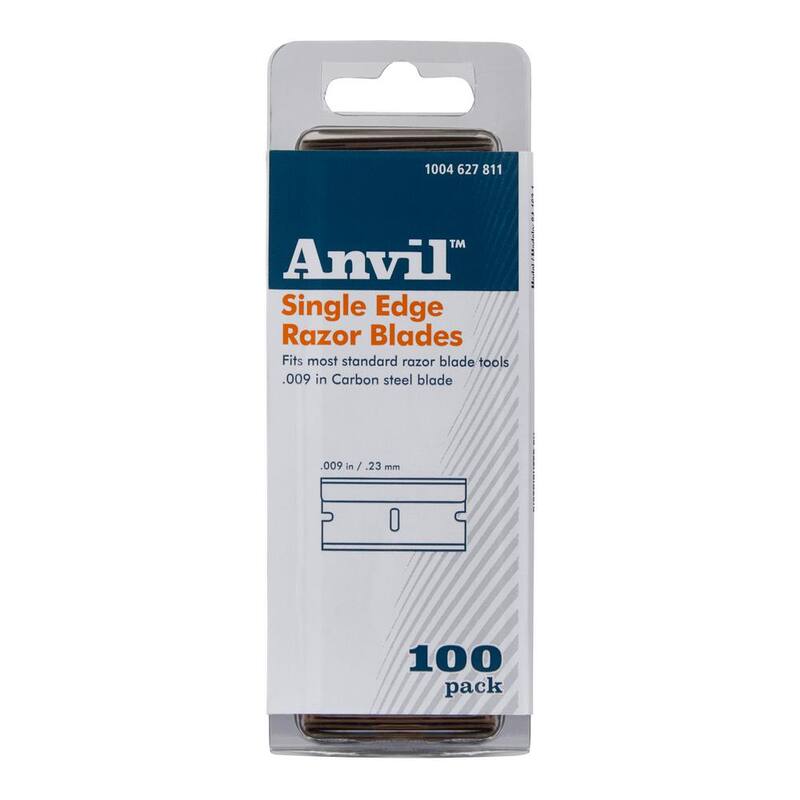 Anvil Single Edge Razor Blade (100-Pack) - 84-0163-0000