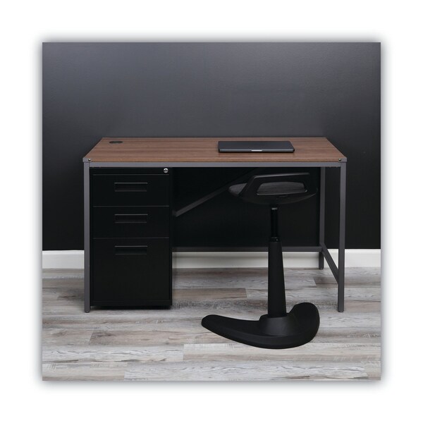 Alera 14.96 in W 3 Drawer File Cabinets, Black - ALEPABBFBL