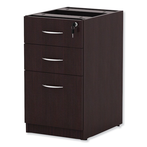 Alera 15.63 in W 3 Drawer File Cabinets, Espresso, Letter/Legal - VA532822ES