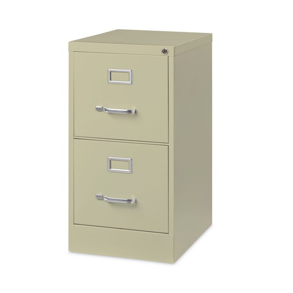 Hirsh Industries 15 in W 2 Drawer File Cabinets, Putty, Letter - HVF152229PY
