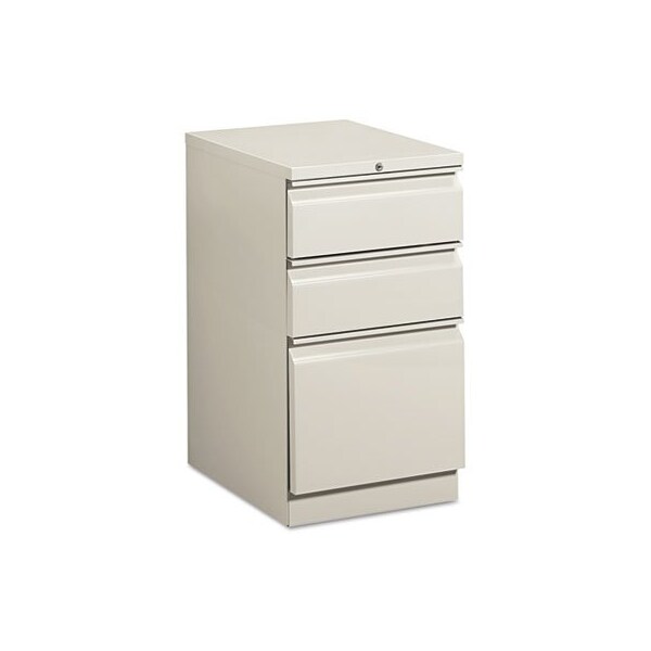 Hon HON, EFFICIENCIES MOBILE BOX/BOX/FILE PEDESTAL, 15W X 19.88D X 28H, LIGHT GRAY - 33720RQ