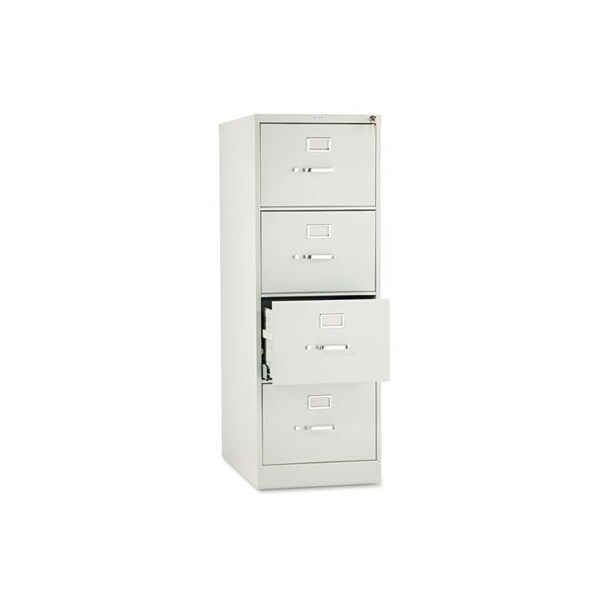 Hon HON, 510 SERIES FOUR-DRAWER FULL-SUSPENSION FILE, LEGAL, 18.25W X 25D X 52H, LIGHT GRAY - 514CPQ